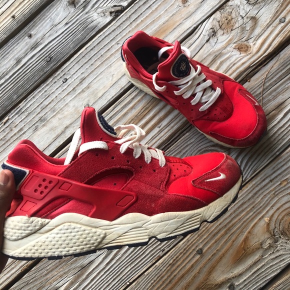 Nike Other - Red Nike Huarache Sneakers